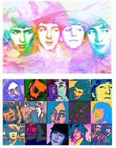 Beatle Watercolors, Mixed Media And Paintings